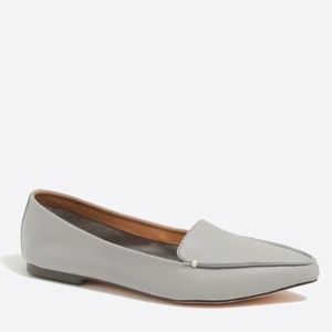 J. Crew Edie Loafers Gray Slip-on Shoes
